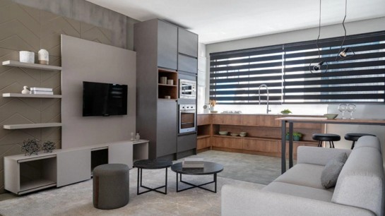 Um loft aconchegante e versátil, com espaços bem aproveitados, graças ao projeto assinado pela Criare Persone Bento Gonçalves. Foto: Roberta Gewehr